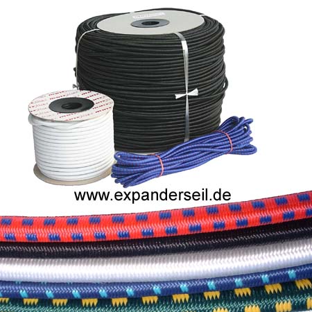 www.expanderseil.de, Vertrieb - elastische Seile und Zubehör